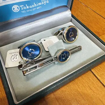 Takashimaya 커프링크스 세트 넥타이핀
