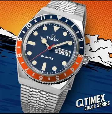새상품 미사용 타이맥스 손목시계 TIMEX Q TW2U61100 펩시