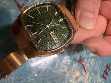 SEIKO 손목시계 0823-5030 그린 작동품