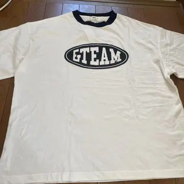 WEGO GTEAM 로고 T셔츠 M 사이즈 화이트 온라인 한정판