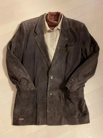 마드모아젤 논논 고급 스웨이드 자켓