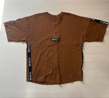 RVCA BIG SILHOUETTE TEE M 브라운