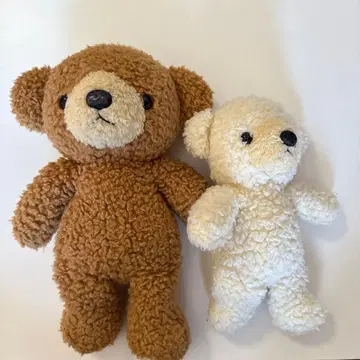 동심 일본제 곰의 폭신폭신 봉제 인형 S 사이즈 M 사이즈 2개 세트