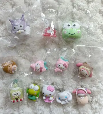 산리오 가챠가챠 묶음 판매 키티 마이멜로디 케로케로케로피