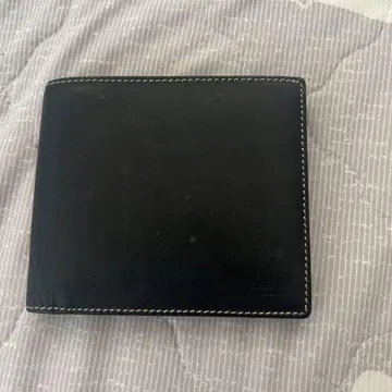 Dunhill 블랙 가죽 접이식 지갑