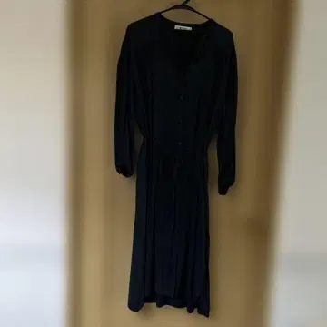 nano 네이비 셔츠 원피스 긴팔