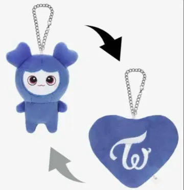 쯔위 쯔버리 러블리 TWICE 라이브 굿즈 참 키링 한정판