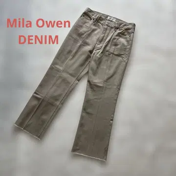 Mila Owen 미라 오웬 데님 팬츠 베이지