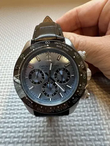 [ 새상품급 ] HYAKUICHI 히야쿠이치 크로노그래프 아이스 블루