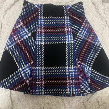 SNIDEL 로빙 체크 미니 스커트