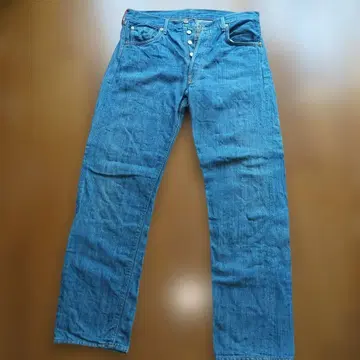 Levis 라이트 블루 스트레이트 데님 팬츠 W34