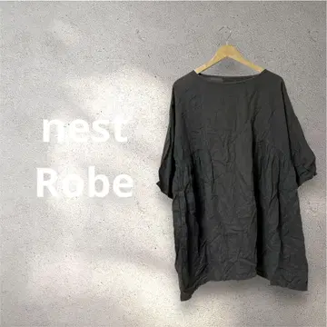 [nest Robe] 최고급 린넨 100% 사이드 개더 튜닉/린넨