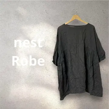 [nest Robe] 최고급 린넨 100% 사이드 개더 튜닉/린넨