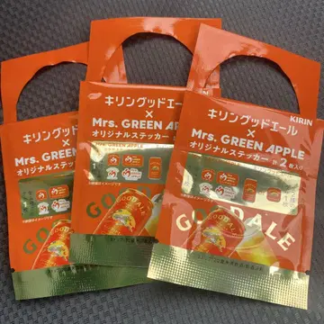 기린굿에일 x Mrs. GREEN APPLE 스티커 3세트