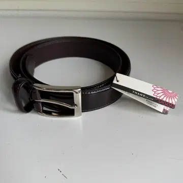 새상품 이세탄 ISETAN CORDVAN 코도반 벨트 신키가죽 초코