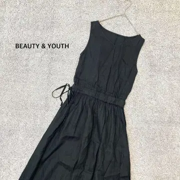 [ BEAUTY&YOUTH ] 워셔블 프렌치 린넨 맥시 원피스