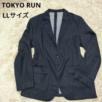 하루야마 TOKYORUN 남성용 테일러드 자켓 LL 사이즈 네이비