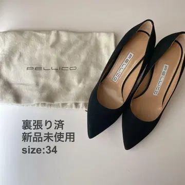 [미사용 새상품] 펠리코 PELLICO 스웨이드 펌프스