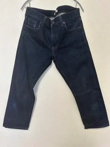 UNIQLO 슬림핏 셀비지 데님 33인치 코튼 100%