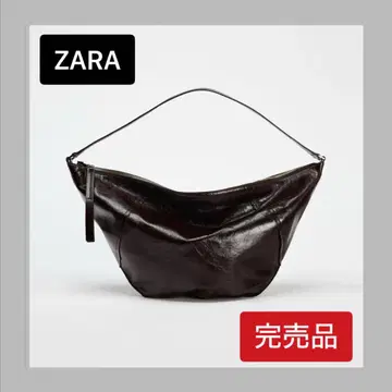 ZARA 자라 리얼 가죽 숄더백 천연 가죽 새상품