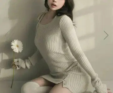[ 새상품급 ] andmary 첼시 미니 드레스 아이스 블루 앤드마리 F
