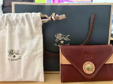 IL BISONTE 코인 케이스 브라운