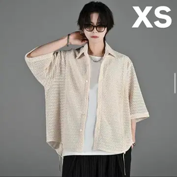 ADRER 25SS 루즈 실루엣 레이스/시어 셔츠