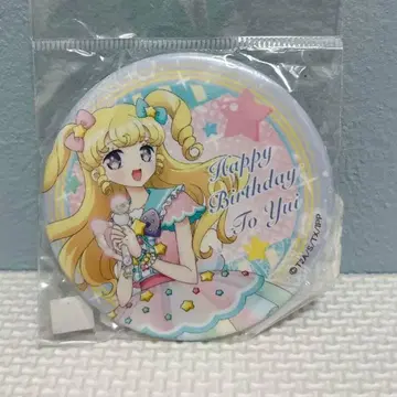 아이돌타임 프리파라 유메카와 유이 벌스데이 캔뱃지 미개봉 새상품