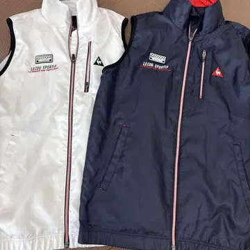 LECOQ SPORTIF 베스트 화이트 네이비