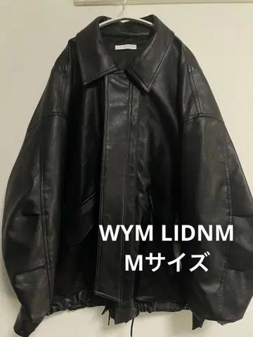 WYM LIDNM 블랙 가죽 자켓 M 사이즈