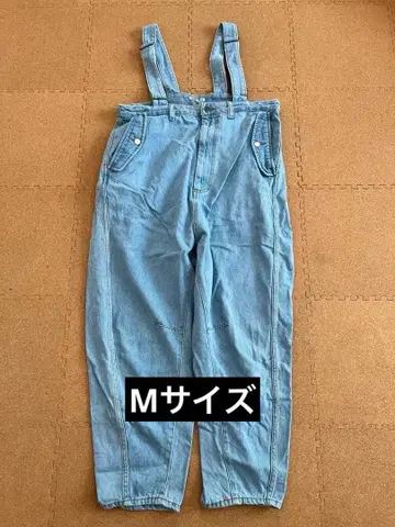 니코앤드 살로펫 와이드 레그 블루 데님 M 여성용