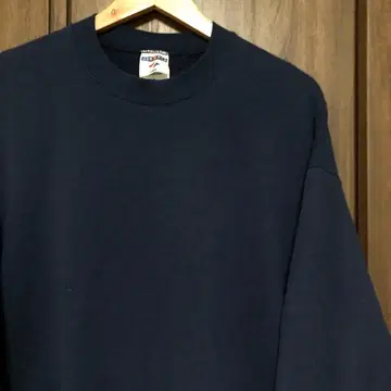 90s USA제 JERZEES 무지 맨투맨 XL 네이비