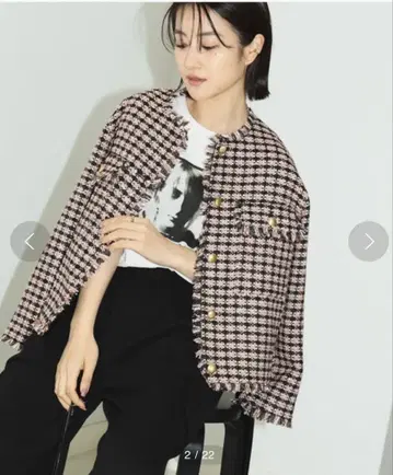 미사용 새상품 B:MING by BEAMS / 트위드 자켓