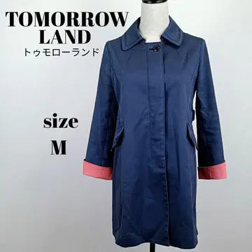 [ a1237 ] TOMORROW LAND 스프링 코트 38 네이비