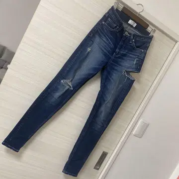 GYDI 데미지 스키니 데님 S 슬릿