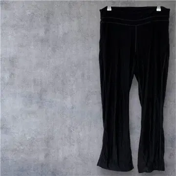 한정판 블랙 와이드 팬츠 허리밴딩