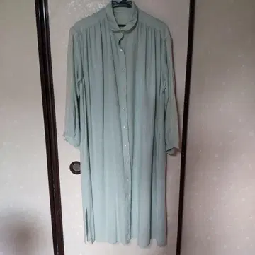 RP le GRAND CHEMIN 민트 그린 셔츠 원피스