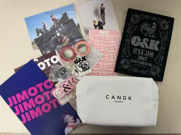 C&K 굿즈 묶음 판매 카라비너 포스터 반창고 수첩 마스킹 테이프 파우치