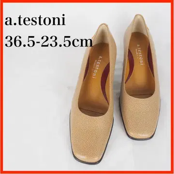 O6111*a.testoni*아테스토니*펌프스*23.5cm*베이지