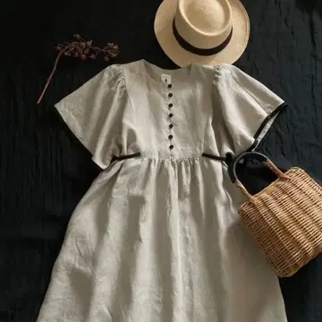 por favor! 린넨 원피스 인스타 인기 작가 포르파볼 새상품급