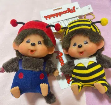 미사용 새상품 무당벌레 꿀벌 봉제 인형 몬치치 세키구치 초레어
