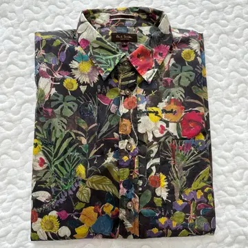 Paul Smith 꽃무늬 반팔 셔츠 L