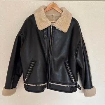 JEANASIS B-3 보아 무스탕 코트