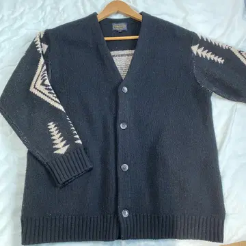 Pendleton 기하학 패턴 니트 가디건 M 사이즈 펜들턴
