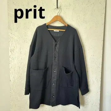 [ 새상품급 ] J 9 prit 맨투맨 자켓 프릿 노카라 코트