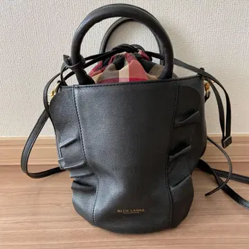 BLUE LABEL 블랙 숄더백