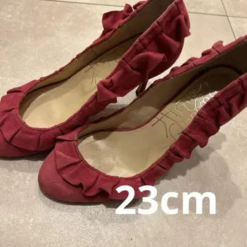 Atomic green 프릴 하이힐 펌프스 23cm