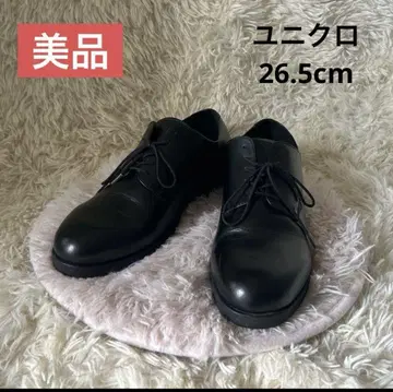 [ 새상품급 ] 유니클로 플레인토 더비 슈즈 26.5cm