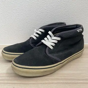VANS 블랙 하이컷 스니커즈