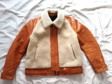 곰 가죽 무스탕 가죽 자켓 Sport togs 46